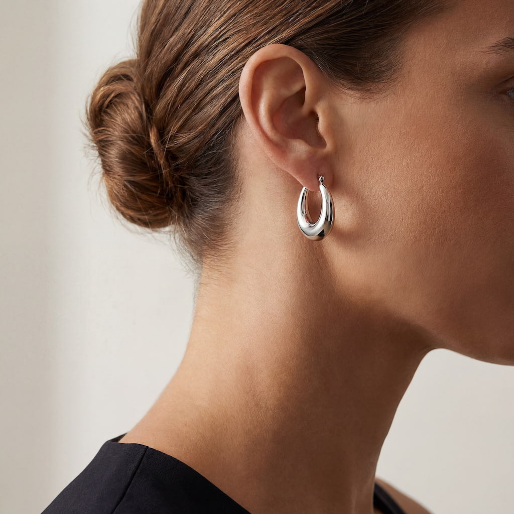 "BARCELONA" CHUNKY DROP HOOPS