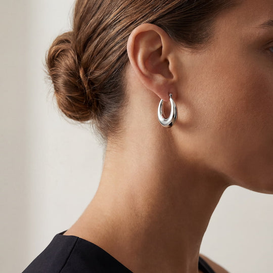 "BARCELONA" CHUNKY DROP HOOPS