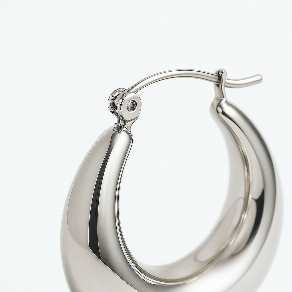 "BARCELONA" CHUNKY DROP HOOPS