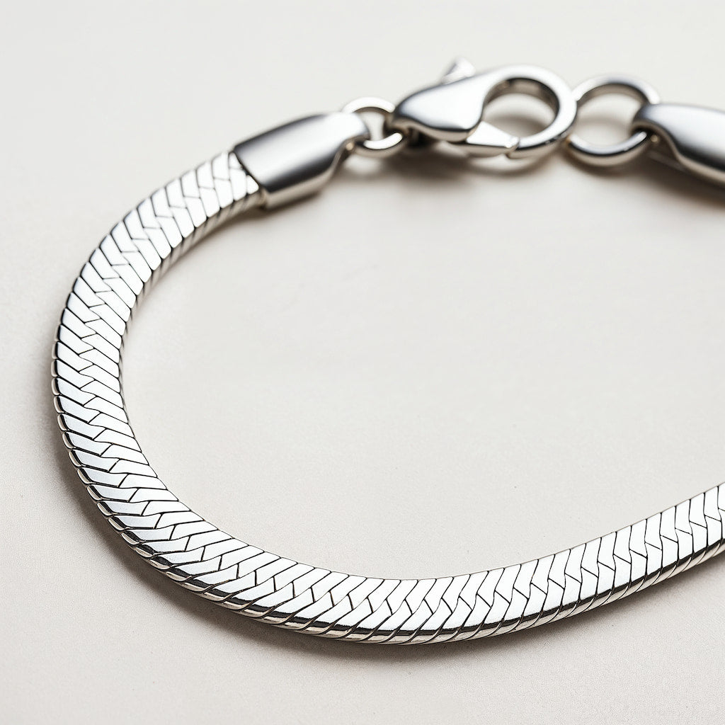 "SANTORINI" HERRINGBONE BRACELET