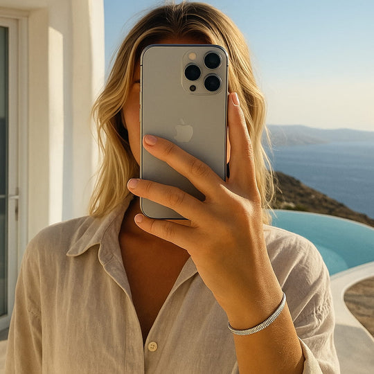 "SANTORINI" HERRINGBONE BRACELET