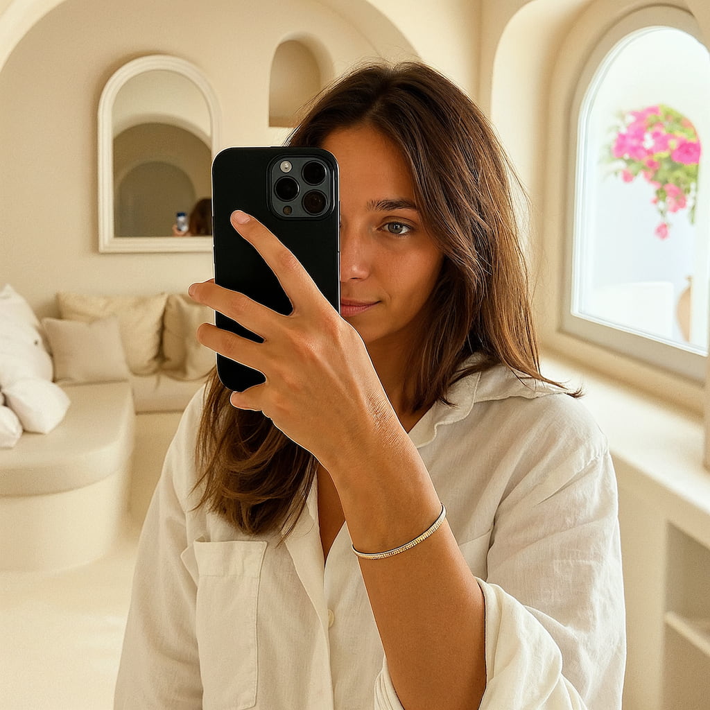 "SANTORINI" HERRINGBONE BRACELET